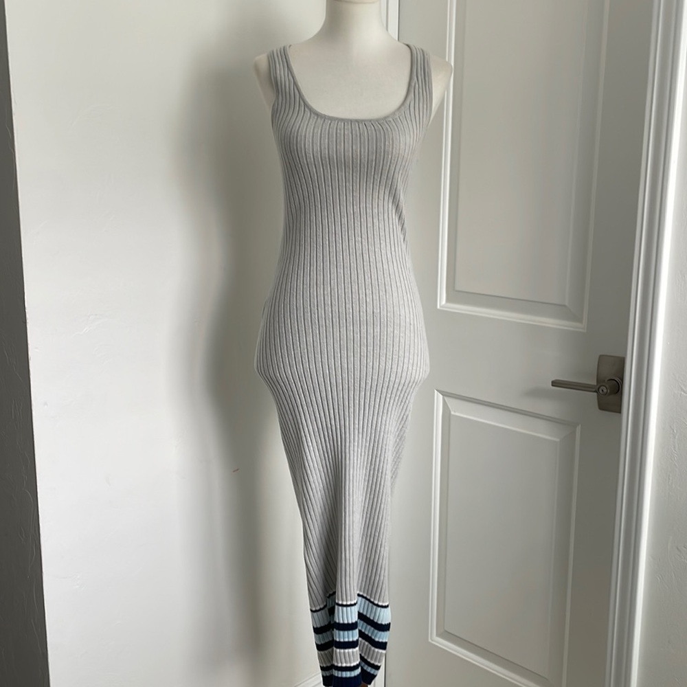 EUC lovers + friends 100% cotton ribbed tank dress